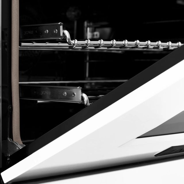 ZLINE Autograph Edition 24" White Matte Pro Style Dual Fuel Range 3