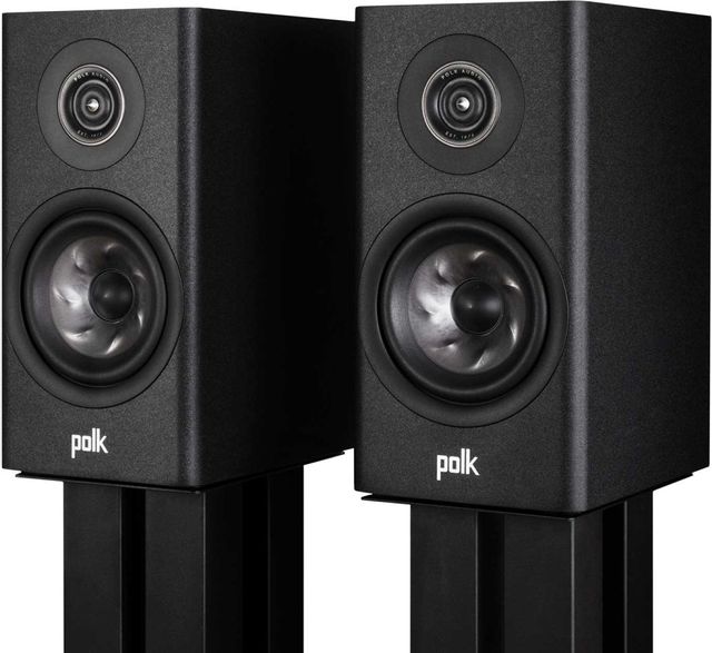 Polk Audio® R100 Black Bookshelf Speakers (Pair) 3