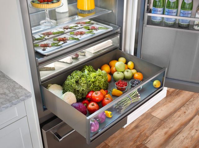 BlueStar® 22.39 Cu. Ft. Bottom Freezer Refrigerator-Stainless Steel-3