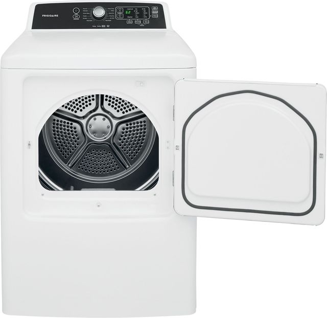 Frigidaire® 6.7 Cu. Ft. White Front Load Electric Dryer-1