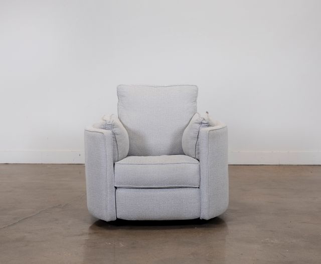 Klaussner® Ryder Evaa Silver Reclining Swivel Chair-1