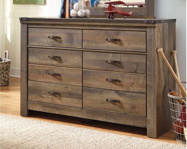 Signature Design by Ashley® Trinell Rustic Brown Youth Dresser-1