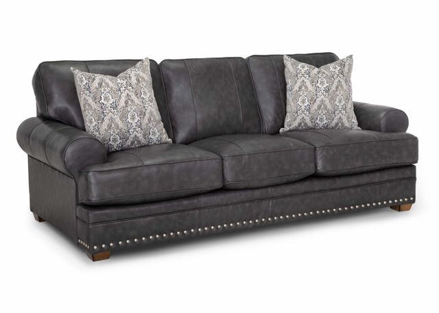 Franklin™ Della Florence Steel Leather Sofa-0