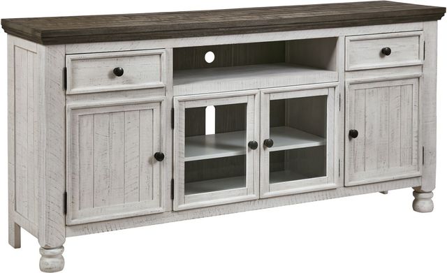 Signature Design by Ashley® Havalance Two-Tone TV Stand-0