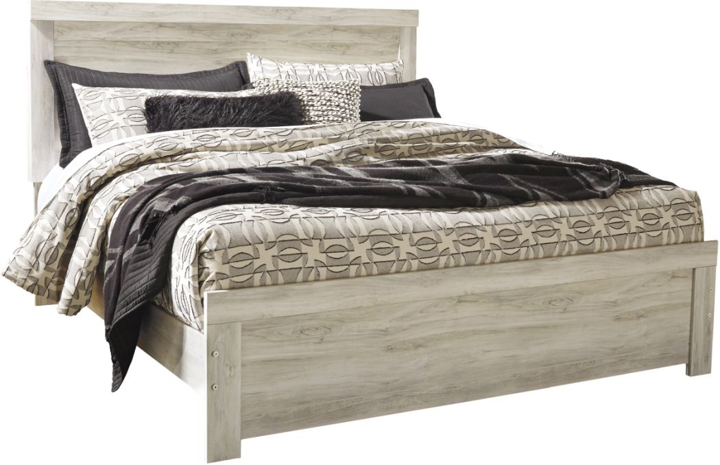 Signature Design By Ashley® Bellaby Whitewash King Panel Bed | Urner's | Bakersfield, CA