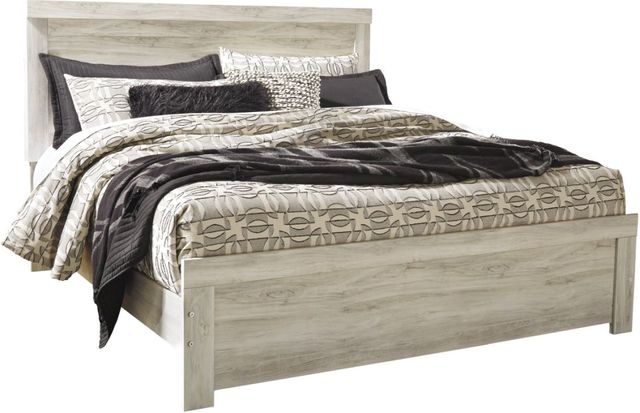Signature Design by Ashley® Bellaby Whitewash Queen Panel Bed 0