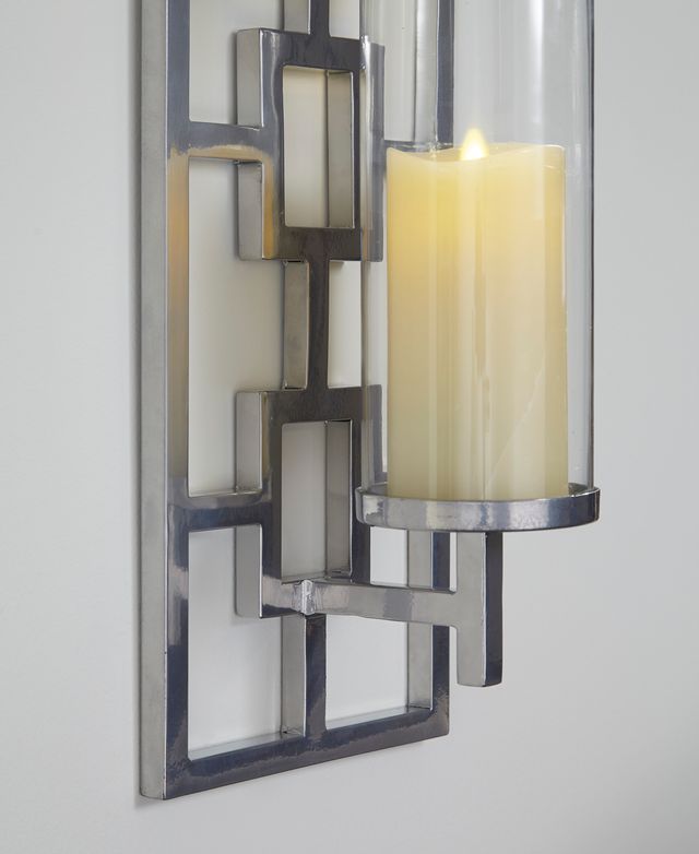 Signature Design by Ashley® Brede Silver Wall Sconce 2