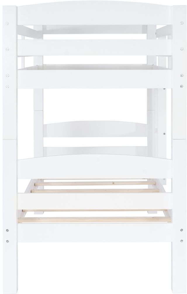 Powell® Levi White Twin/Twin Bunk Bed | Colder's | Milwaukee Area