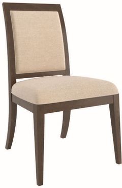 Canadel® Canadel Cognac Washed Upholstered Side Chair
