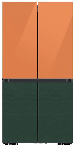 Samsung Bespoke Flex™ 18" Clementine Glass French Door Refrigerator Top Panel 2