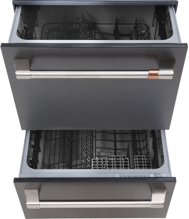 Café™ 24" Matte Black Built-In Drawer Dishwasher 1