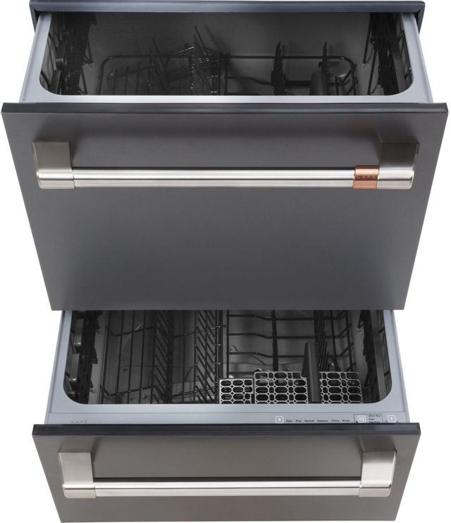 Café™ 24" Matte Black BuiltIn Drawer Dishwasher Christie's Appliance