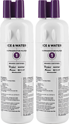 Whirlpool® EveryDrop™ Ice and Water Refrigerator Filter 1 2-Pack-EDR1RXD1 2-Pack