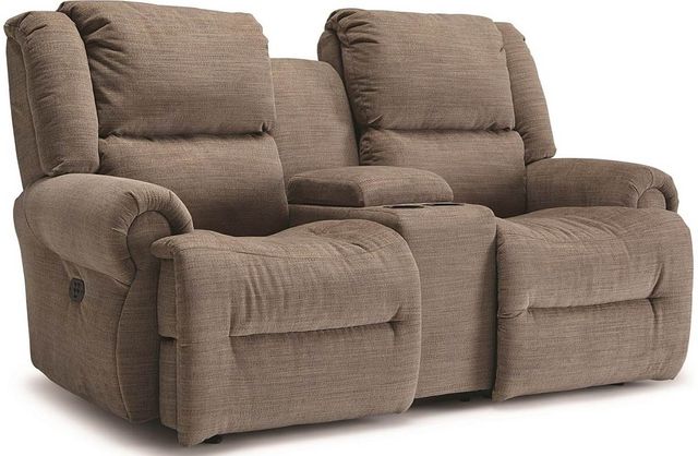 Best® Home Furnishings Genet Power Reclining Space Saver® Loveseat with Console