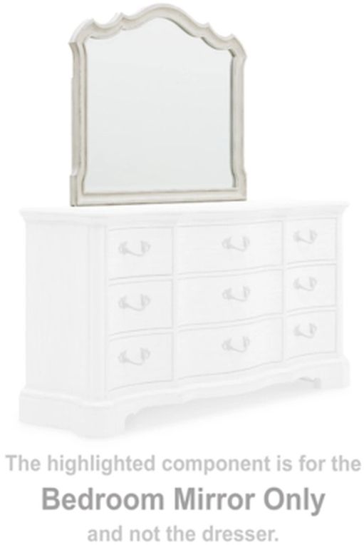 Millennium® By Ashley Arlendyne Antique White Bedroom Mirror | Miskelly ...