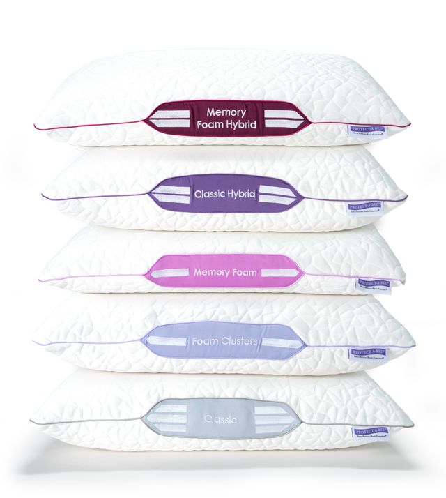 Protect-A-Bed® Therm-A-Sleep® White Snow Memory Foam Queen Pillow 6