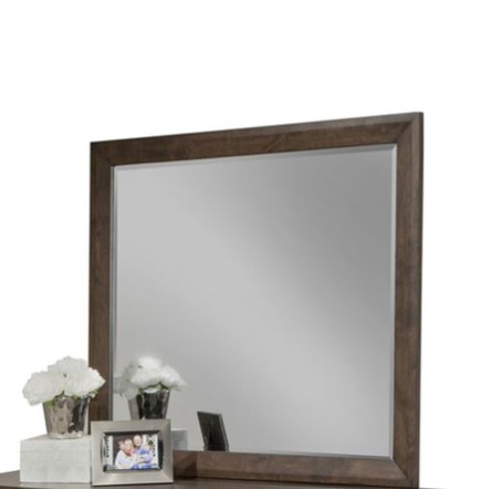 Bernards Brown Landscape Mirror | Bob Mills Furniture