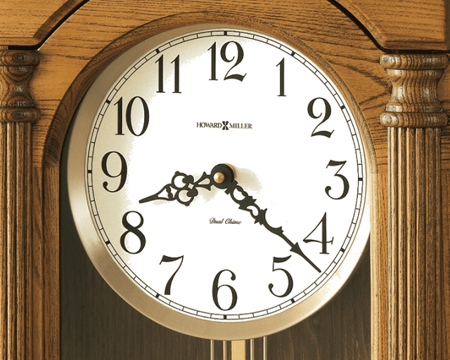 Howard Miller® Amanda Golden Oak Wall Clock 2