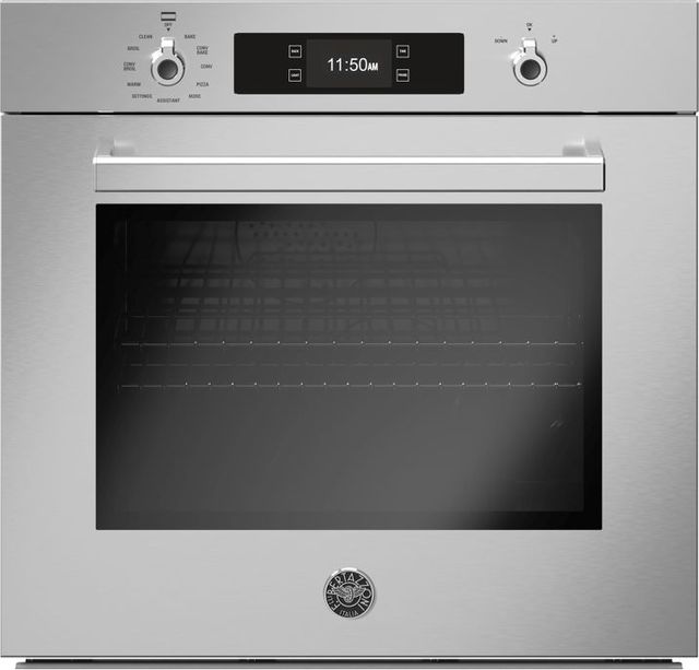 Bertazzoni Professional Series 30" Stainless Steel Electric Convection Oven Self-Clean with Assistant 0