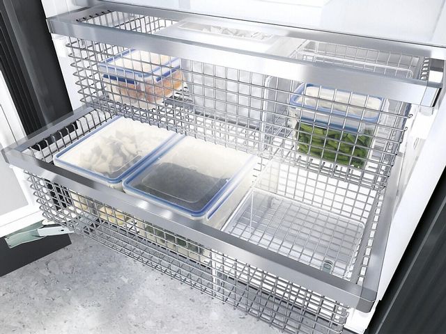 Miele MasterCool™ 19.6 Cu. Ft. Stainless Steel Counter Depth Bottom Freezer Refrigerator 9