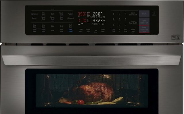 LG 30” Black Stainless Steel Electric Built In Oven/Microwave Combo 6