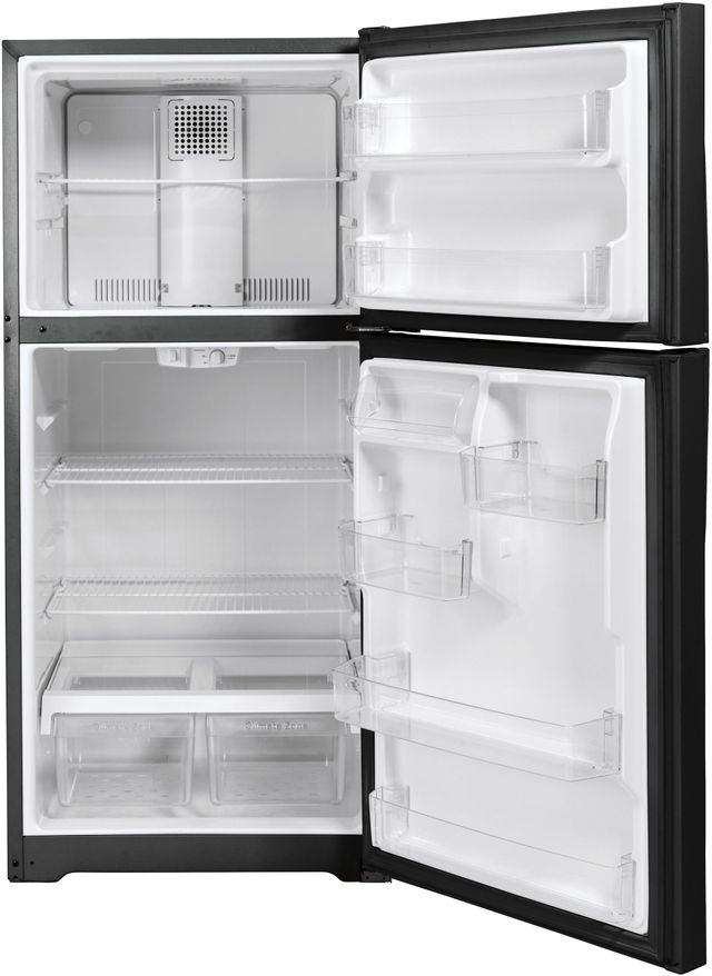 GE® 19.1 Cu. Ft. Black Top Freezer Refrigerator-1
