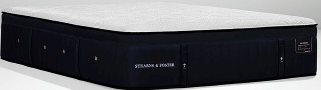 Stearns & Foster® Lux Estate® Pollock LE4 Luxury Cushion Firm Euro Pillow Top Split King Mattress 1