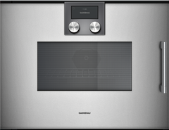 Gaggenau 200 Series 24" Stainless Steel Electric Built In Oven/Micro Combo-BMP251710