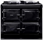 AGA 3-Oven Dual Control Natural Gas Cooker-Black