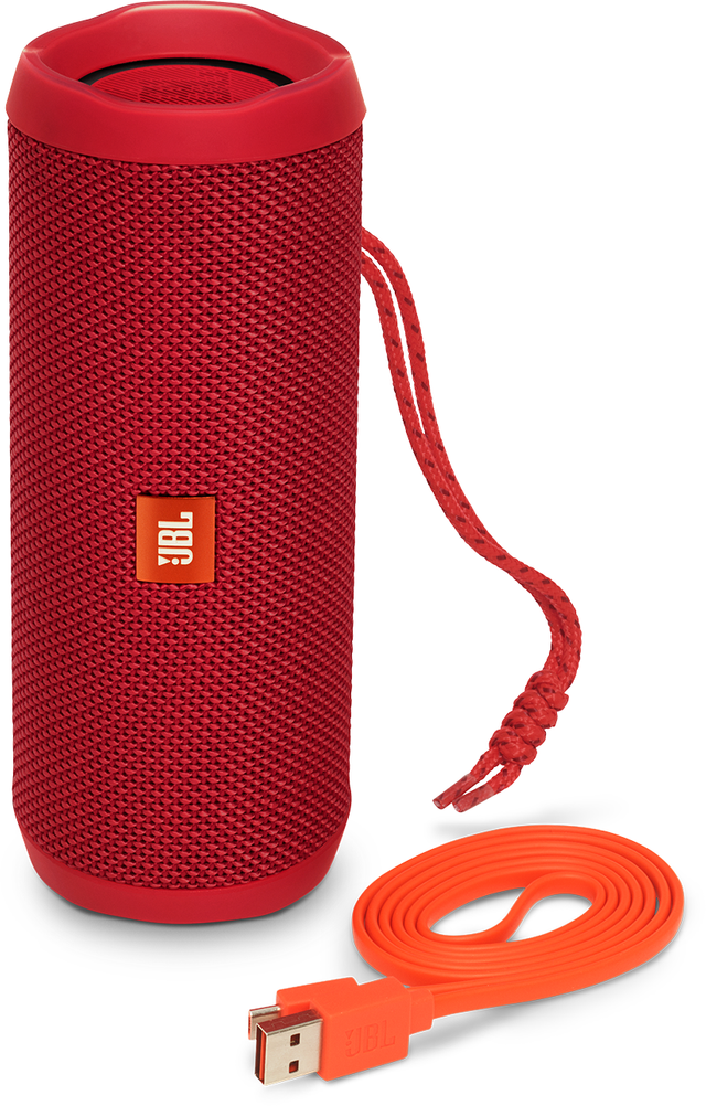 JBL® Flip 4 Red Portable Bluetooth Speaker 1