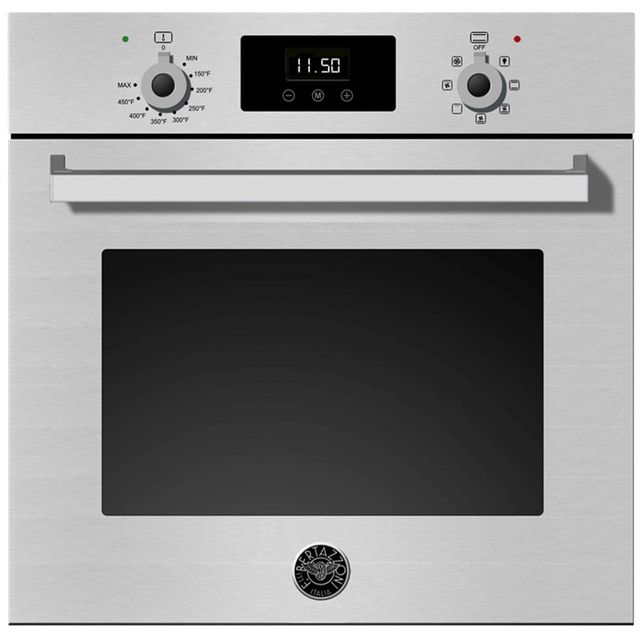 Bertazzoni Professional Series 24" Single Electric Wall Oven-Stainless Steel