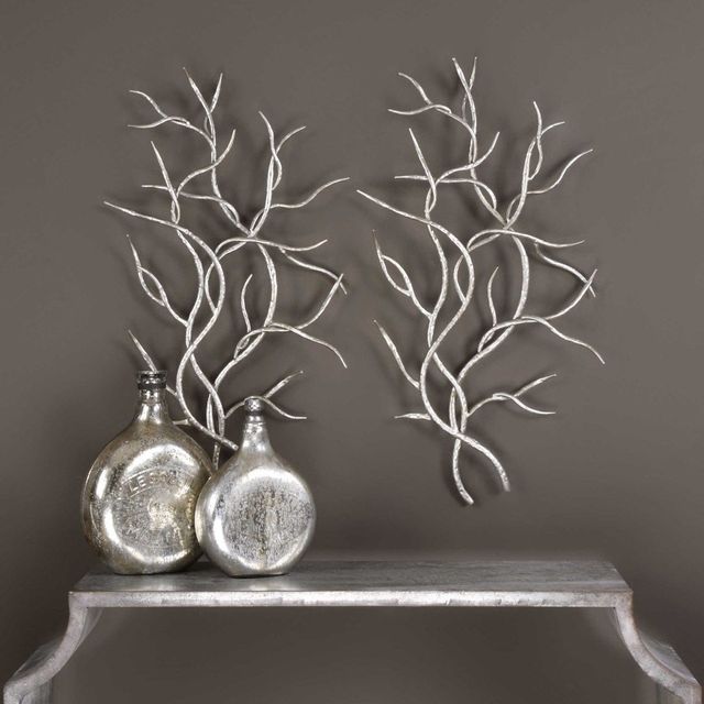 Uttermost® by Grace Feyock Silver Branches Wall Art-1