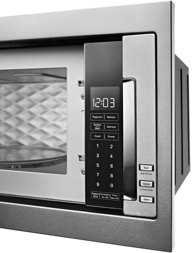 KitchenAid® 1.1 Cu. Ft. Stainless Steel Built In Microwave 10