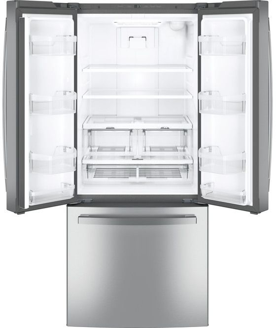 GE® 20.8 Cu. Ft. Fingerprint Resistant Stainless Steel French Door Refrigerator 2
