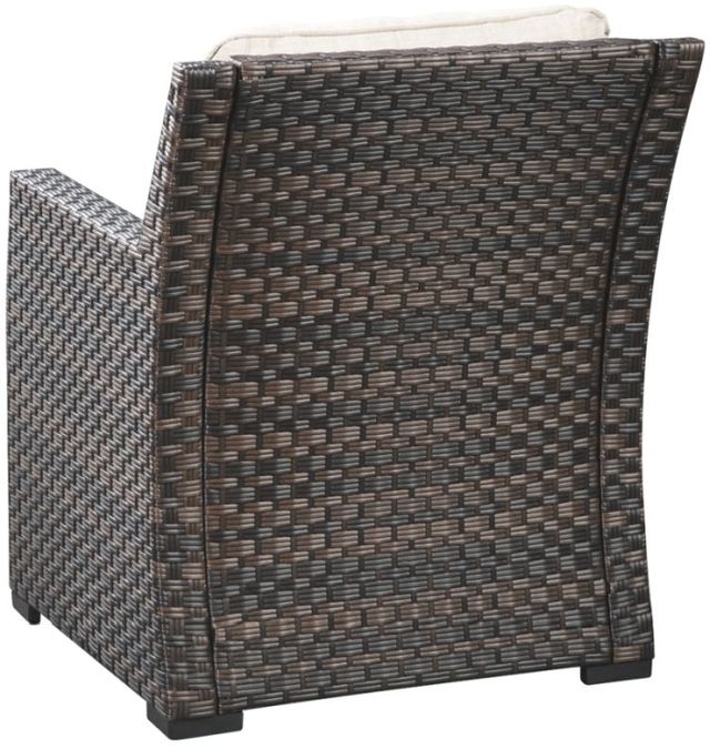 Signature Design by Ashley® Easy Isle Dark Brown/Beige Lounge Chair with Cushion-2