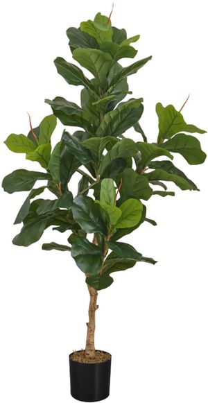 Monarch Specialties Inc. Black 47" Artificial Potted Fiddle Tree