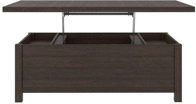 Signature Design by Ashley® Camiburg Warm Brown Rectangle Lift Top Cocktail Table 8