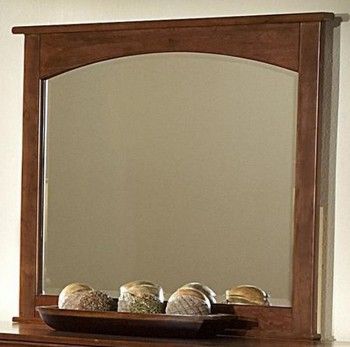 Vaughan Bassett Simple Cherry Bureau Mirror
