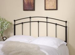 Coaster® Traditional Black Metal Headboard with Spindles