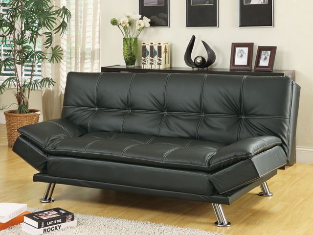 coaster home furnishings dilleston convertible futon sofa bed