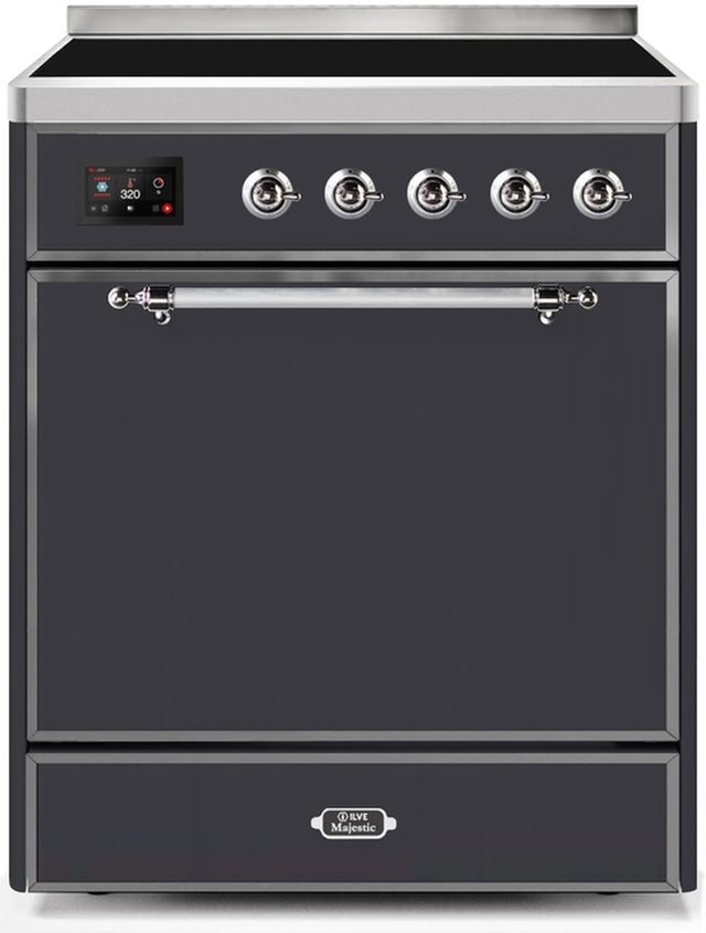 Ilve Majestic Series 30" Stainless Steel Freestanding Electric Range 3