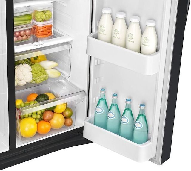 Samsung 25 Cu. Ft. Side-By-Side Refrigerator-Black 3