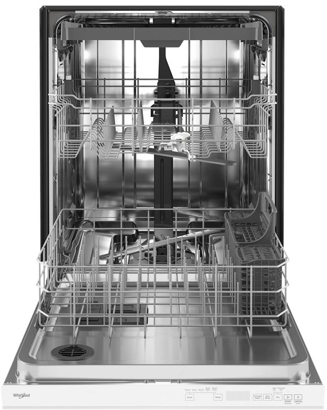 Whirlpool® 24" White Top Control Built In Dishwasher 1