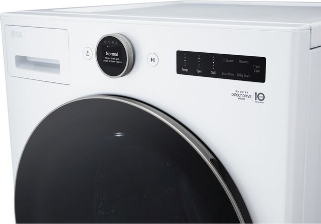 LG 4.5 Cu. Ft. White Front Load Washer 5