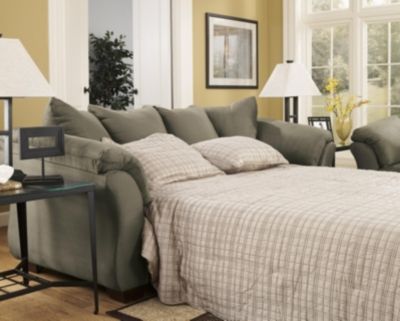 Signature Design by Ashley® Darcy Sage Full Sofa Sleeper 1