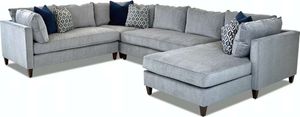 Klaussner® August Gray Sectional