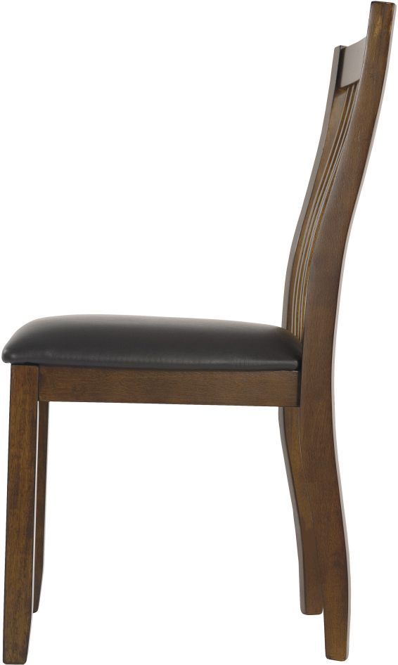 Signature Design by Ashley® Stuman Medium Brown Dining Upholstered Side Chair 2