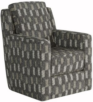 Southern Motion™ Diva Onyx Upholstered Swivel Glider Chair