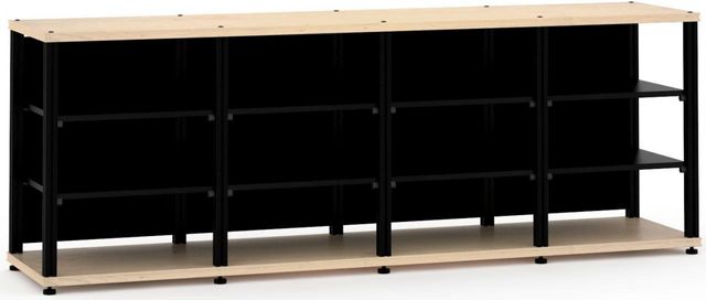 Salamander Designs® Synergy Quad 30 AV Cabinet-Natural Maple/Black 2