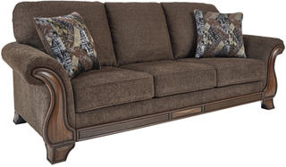 Benchcraft® Miltonwood Teak Sofa